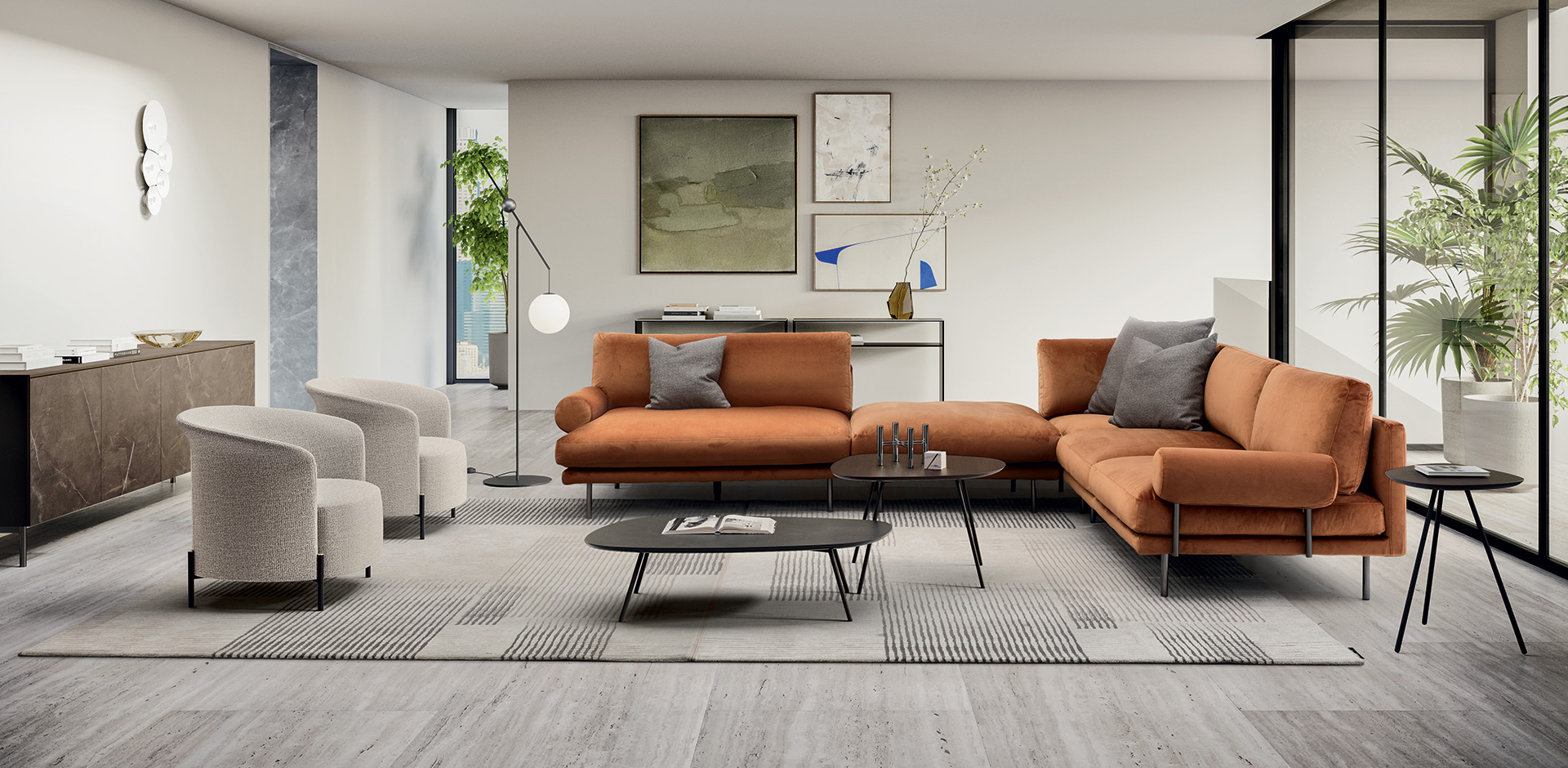 sofas - CS3447 Mies Roll